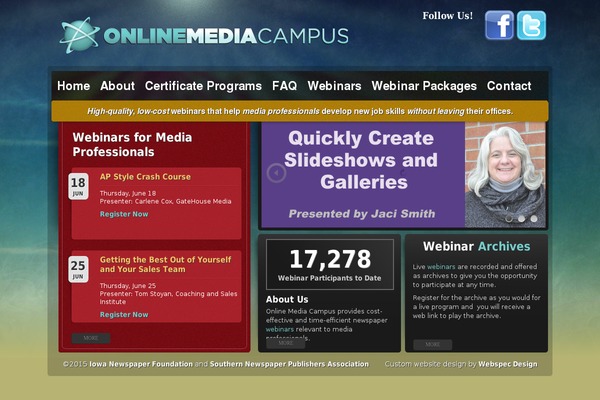 onlinemediacampus.com site used Online-media
