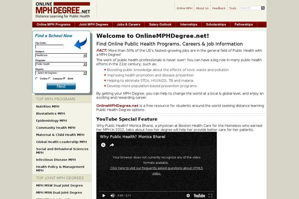 onlinemphdegree.net site used Onlinemphdegree