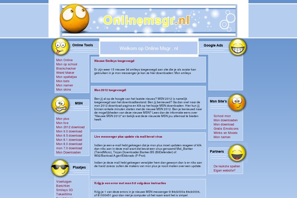 onlinemsgr.nl site used Onlinemsgr