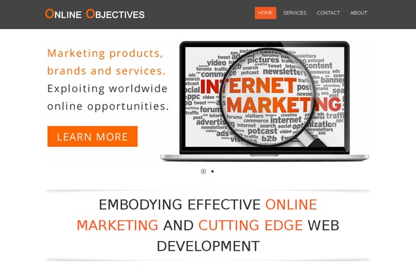 onlineobjectives.com site used Fruitful.1.4