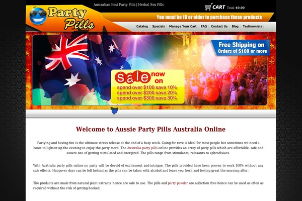 onlinepartypills.net site used Partypills