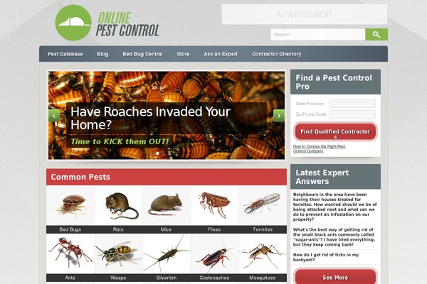 onlinepestcontrol.com site used Opc