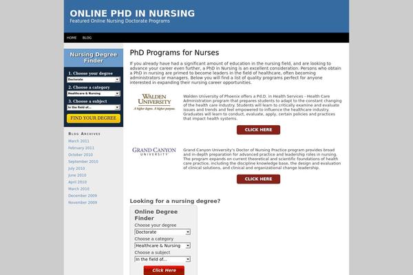 onlinephdinnursing.com site used Overly-enthusiastic