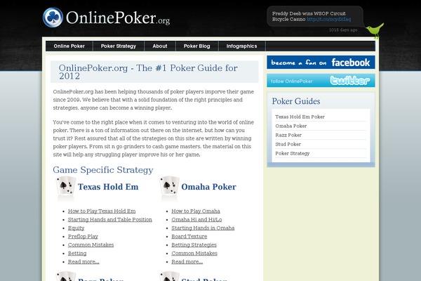 onlinepoker theme websites examples