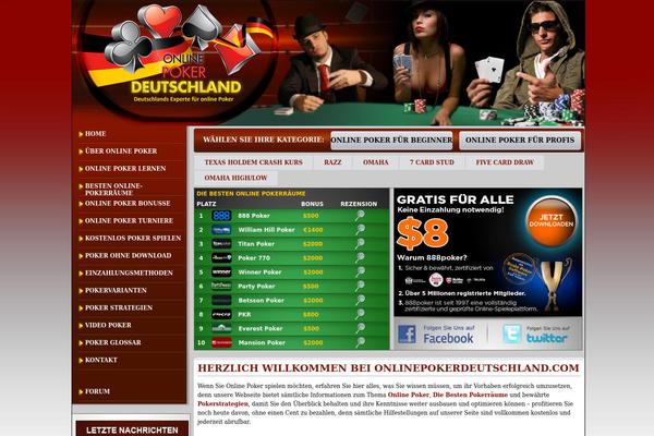 onlinepokerdeutschland.com site used Onlinepokerdeutschland