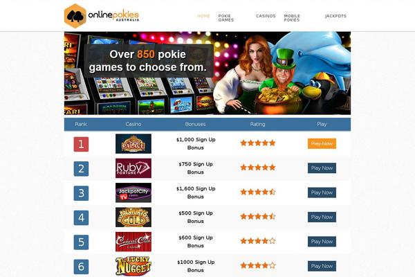 WordPress website example screenshot