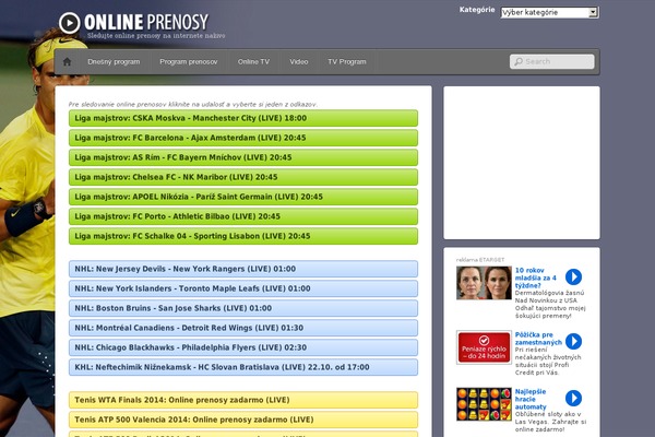 onlineprenosy.com site used Mag Lite