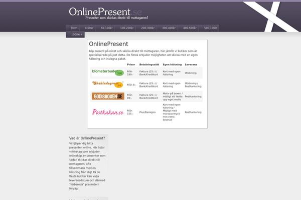 WordPress website example screenshot