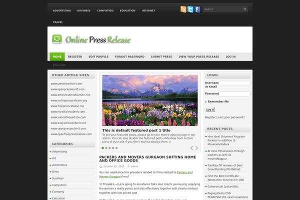 Arowa WordPress theme, websites list used Arowa theme Arowa theme websites examples