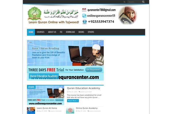 Jarida theme site design template sample