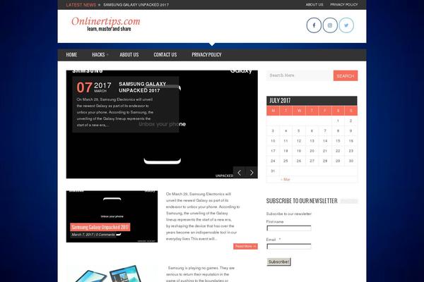 Site using WordPress Countdown plugin plugin