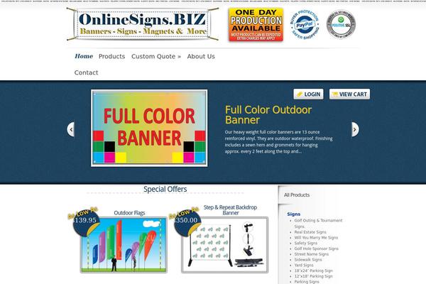 onlinesigns.biz site used Boutique