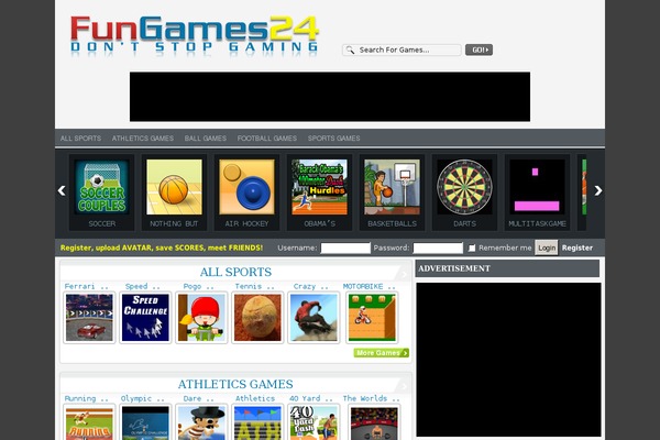 onlinesportsgames.org site used FunGames