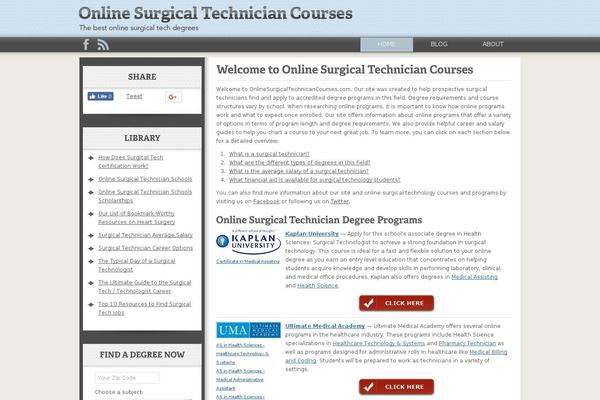 onlinesurgicaltechniciancourses.com site used Ostc