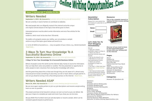onlinewritingopportunities.com site used Super