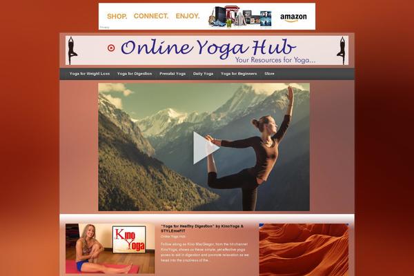 onlineyogahub.com site used Videos