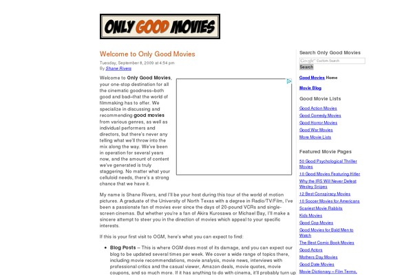 onlygoodmovies.com site used Vpm