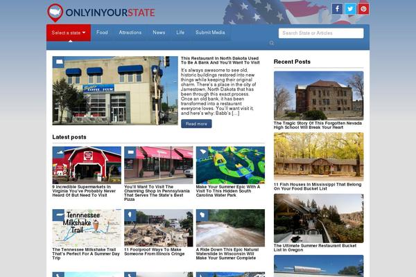 WordPress website example screenshot