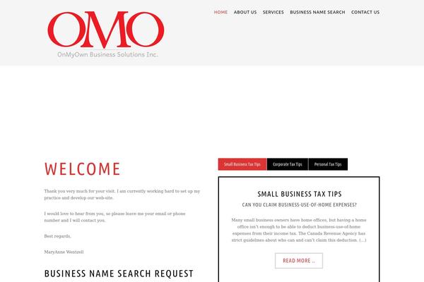 Engo theme site design template sample