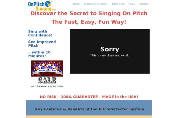 onpitchsinging.com site used My-ulti-child