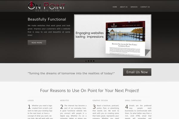 inFocus theme site design template sample