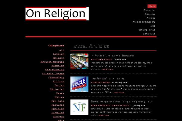 onreligion.co.uk site used Onreligion