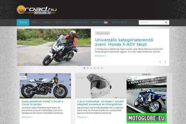 onroad.hu site used Onroad-theme-bootstrap-3.3.7