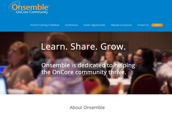 onsemble.net site used Onsemble-2015