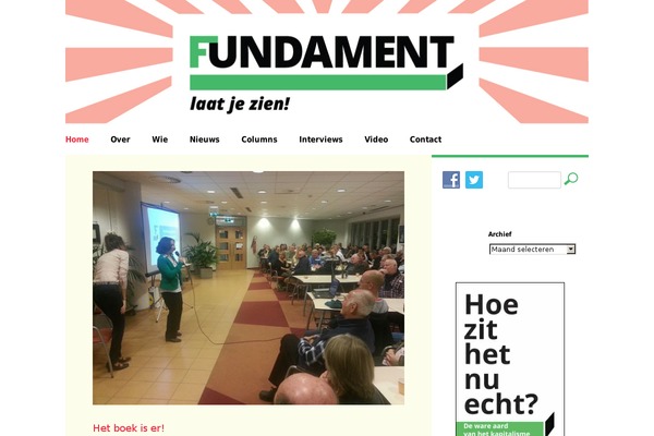 onsfundament.nl site used Fundament