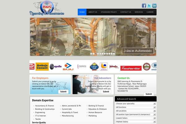 onsplacements.com site used Ons