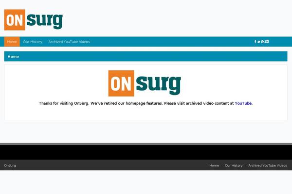 onsurg.com site used Padwritingtheme