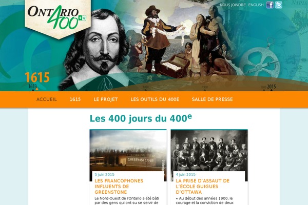 ontario400.ca site used 400e-theme