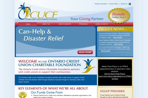 ontariocucf.ca site used Blank-theme