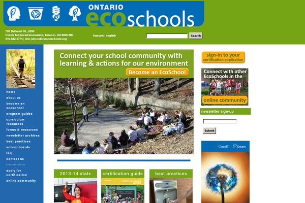ecoschools WordPress theme, websites list used ecoschools theme ecoschools theme websites examples
