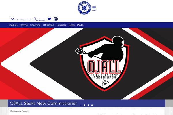 ontariolacrosse.com site used Sportedge