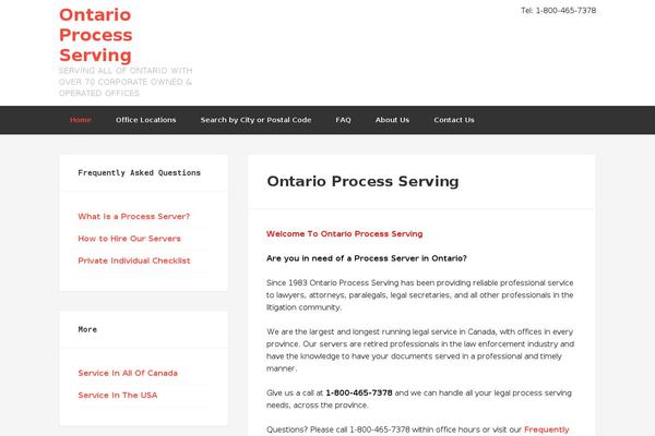 WordPress website example screenshot