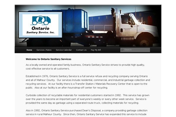 WordPress website example screenshot