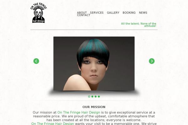 onthefringehairdesign.com site used Tango