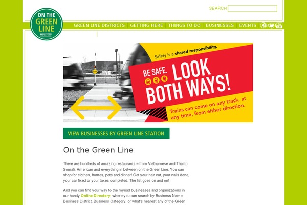 onthegreenline.com site used Greenline