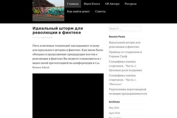 Twenty Fifteen theme site design template sample