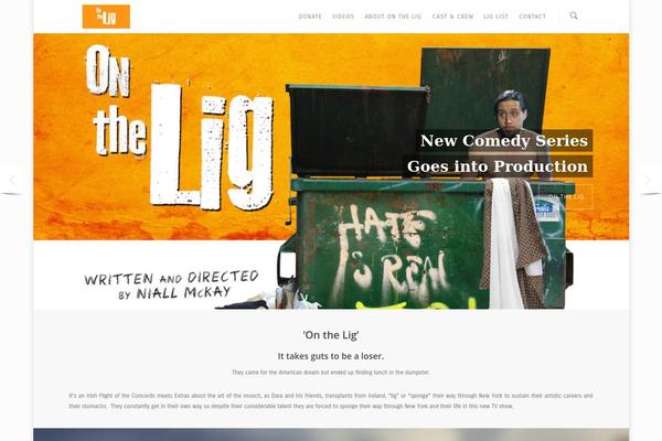 Salient theme site design template sample