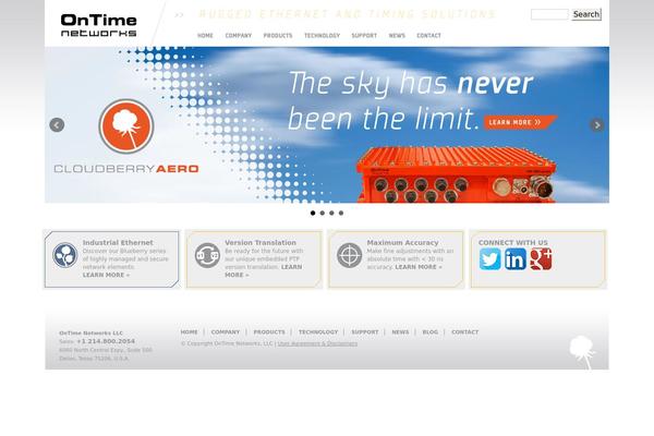 ontimenet.com site used Cloudberryaero