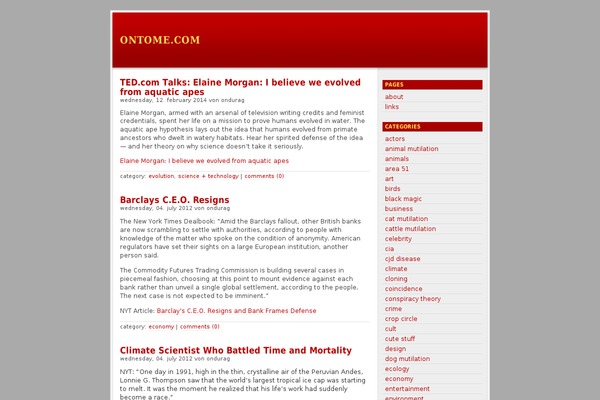 WordPress website example screenshot