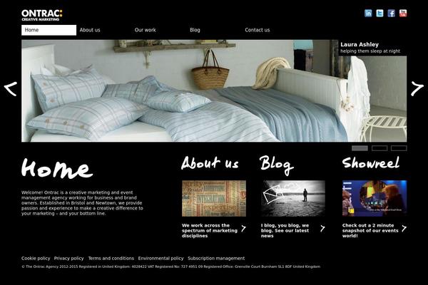 ontrac theme websites examples