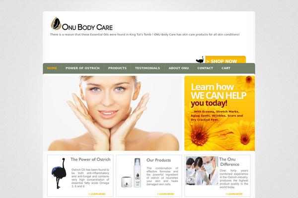 onubodycare.com site used Theme2054