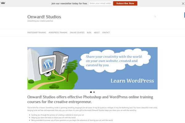 WordPress website example screenshot