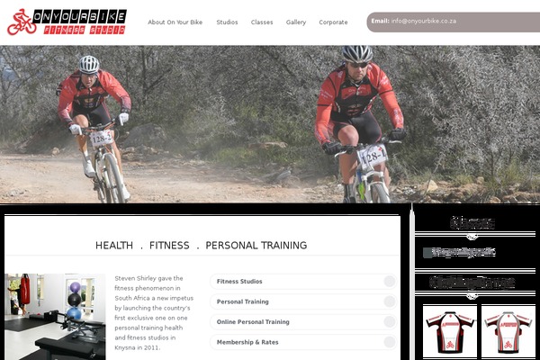 onyourbike.co.za site used Skt-fitness-pro