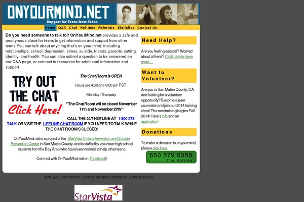 onyourmind.net site used Onyourmind