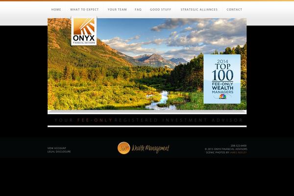 onyxfinancial.com site used Onyxtheme