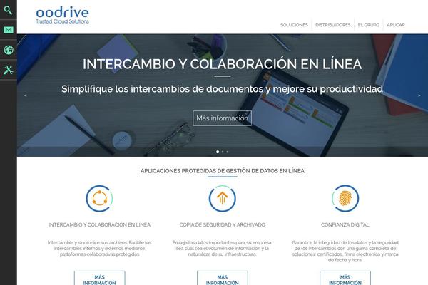 oodrive.es site used Oodrive